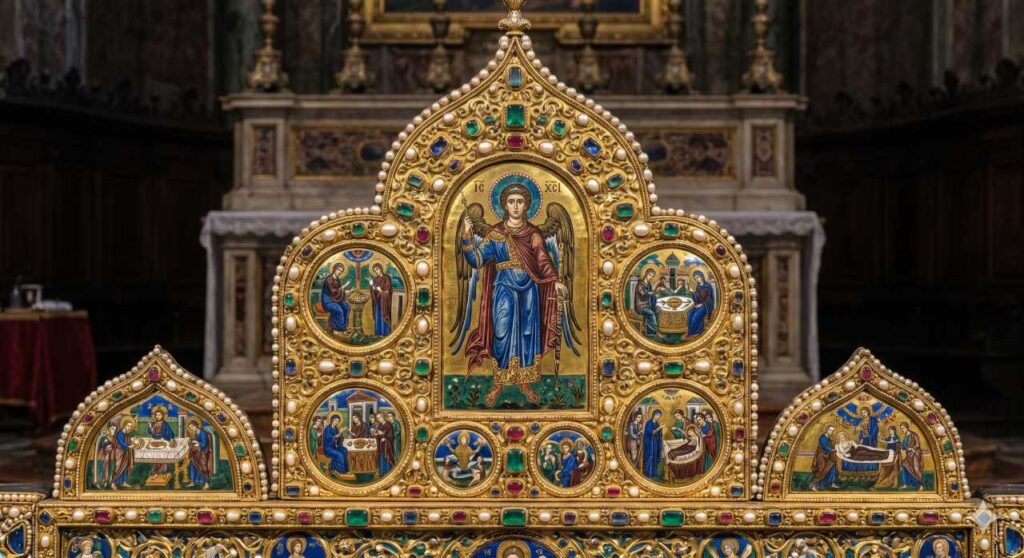 The Upper Section (The Archangel Michael and the Feasts)