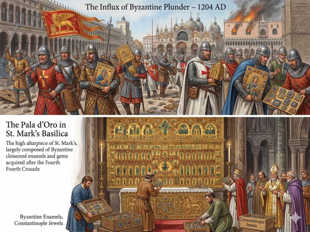 The Influx of Byzantine Plunder - 1204 AD