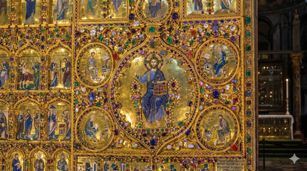The Lower Section (Pantocrator and the Hagiographic Cycle)