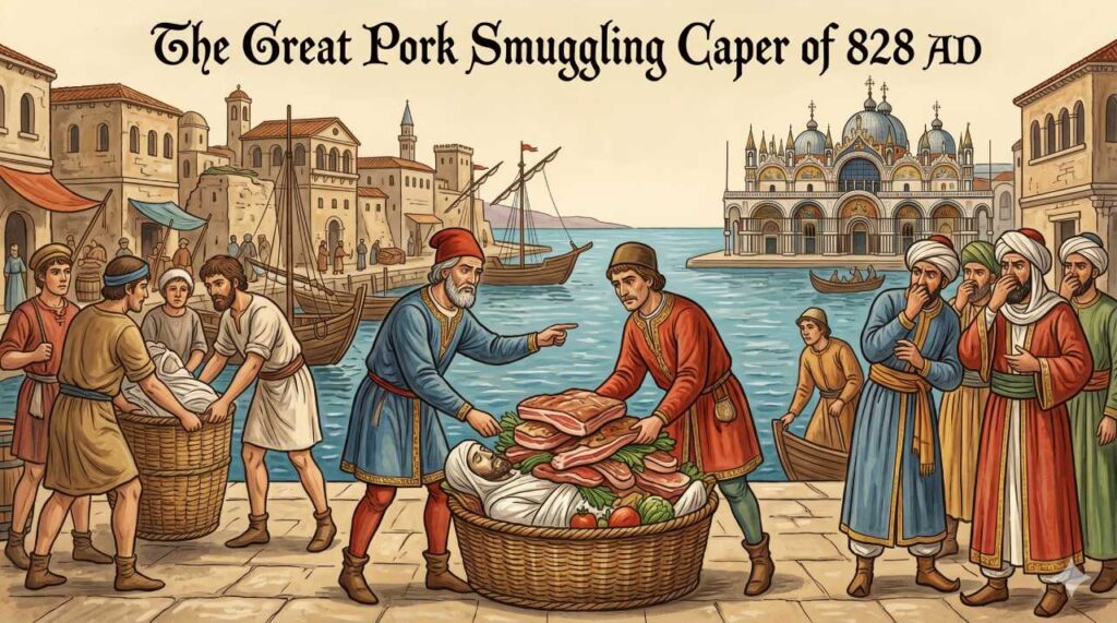 The Great Pork Smuggling Caper of 828 AD