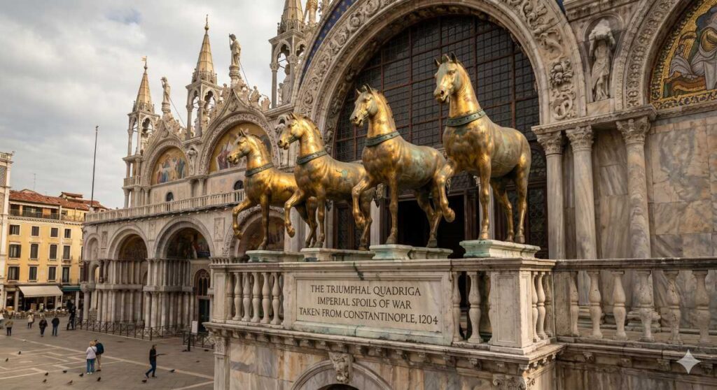 The Triumphal Quadriga are Imperial Spoils of War